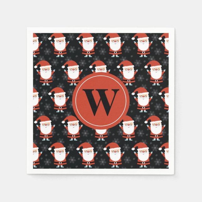 Santa Christmas Napkin (Front)