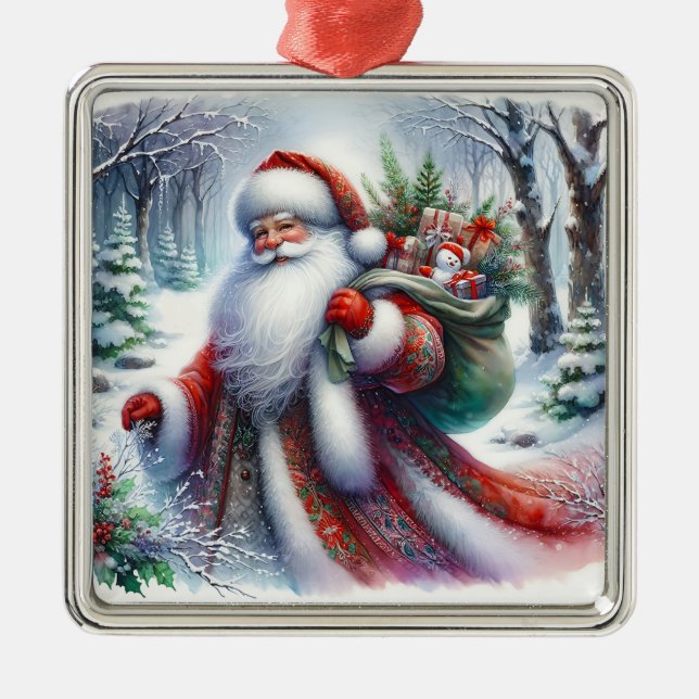 Santa Christmas Ornament (Front)