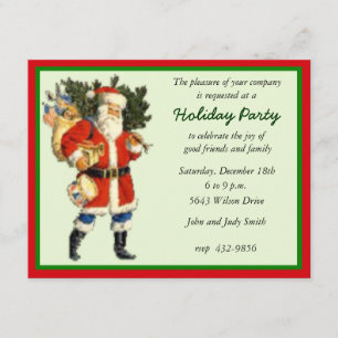 Santa Christmas Party Invitation