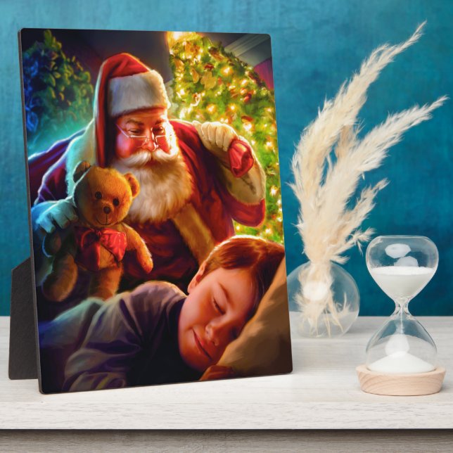 Santa Christmas Plaque (Side)