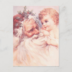 Santa Christmas Postcard