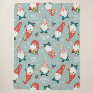 Santa Christmas Sherpa Blanket