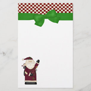 Santa Christmas Stationery