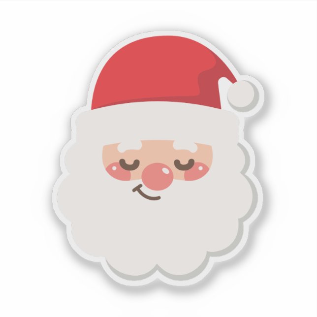 Santa Christmas Sticker  (Front)