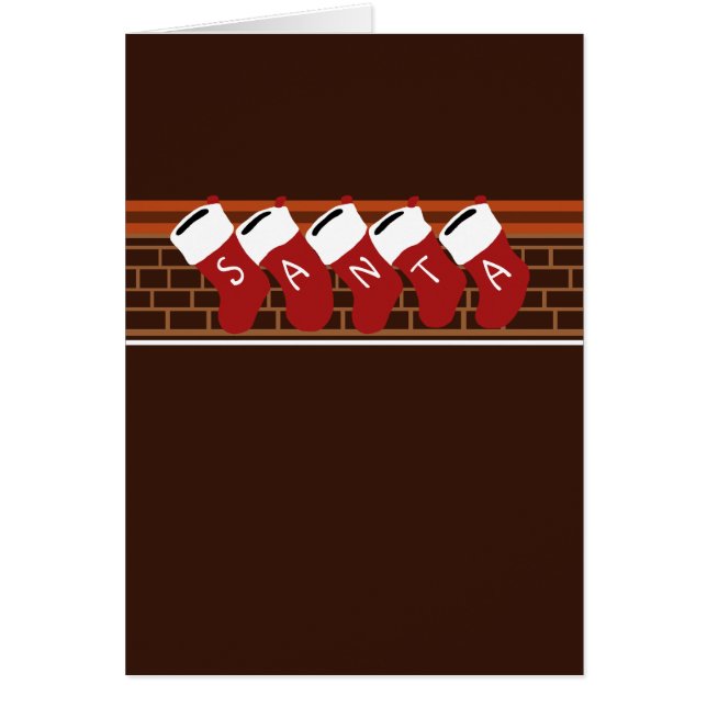 Santa Christmas Stockings (Front)