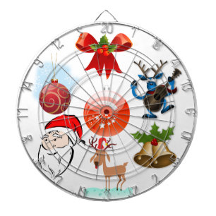 Santa Christmas Winter December Peace Love Destiny Dartboard