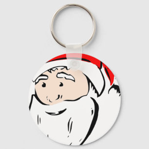 Santa Christmas Winter December Peace Love Destiny Key Ring