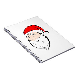Santa Christmas Winter December Peace Love Destiny Notebook