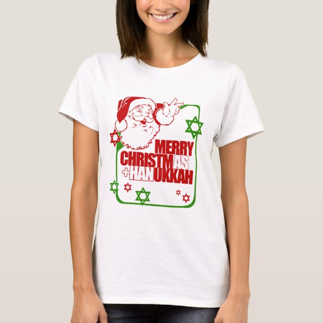 Santa Christmukkah T-Shirt (Front)