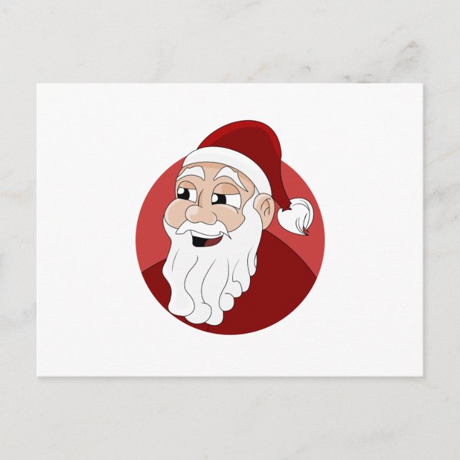 santa-circle-06.png holiday postcard (Front)