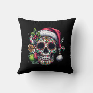Santa Citrus Skull Magic Happy Cushion