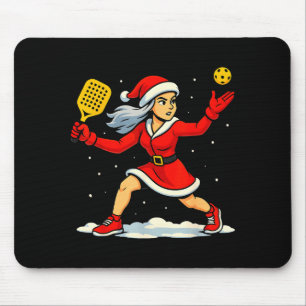 Santa Ckleball Player Christmas Snow Xmas Pajamas  Mouse Mat