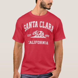 Santa Clara California CA vintage State Athletic s T-Shirt
