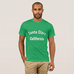 Santa Clara california name of city with curve T-Shirt