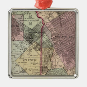 Santa Clara Co 5 Metal Tree Decoration