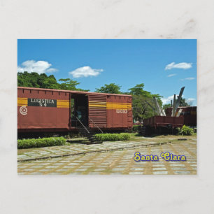 Santa Clara, Cuba - derailed train 4 Postcard