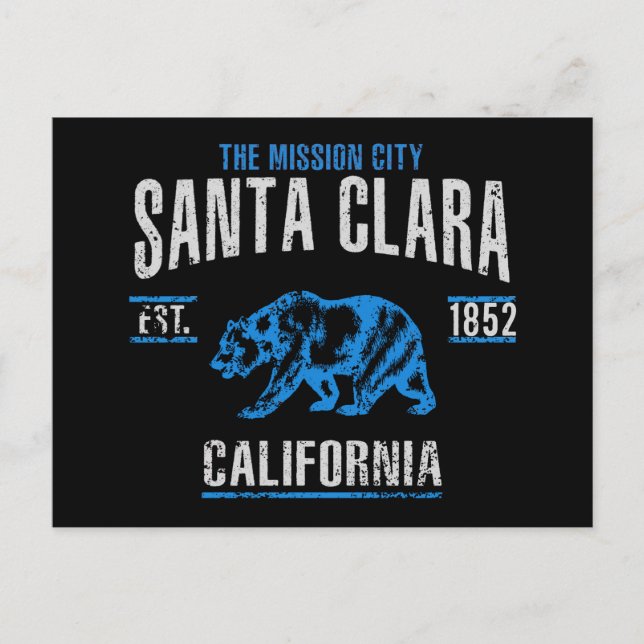 Santa Clara Postcard (Front)