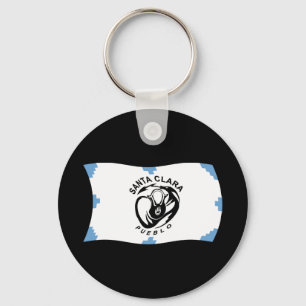 Santa Clara Pueblo Flag Keychain