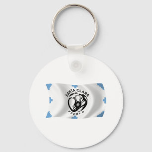 Santa Clara Pueblo Flag Keychain