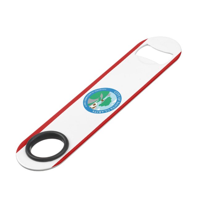 Santa Clarita (California) flag   (Front Angled)