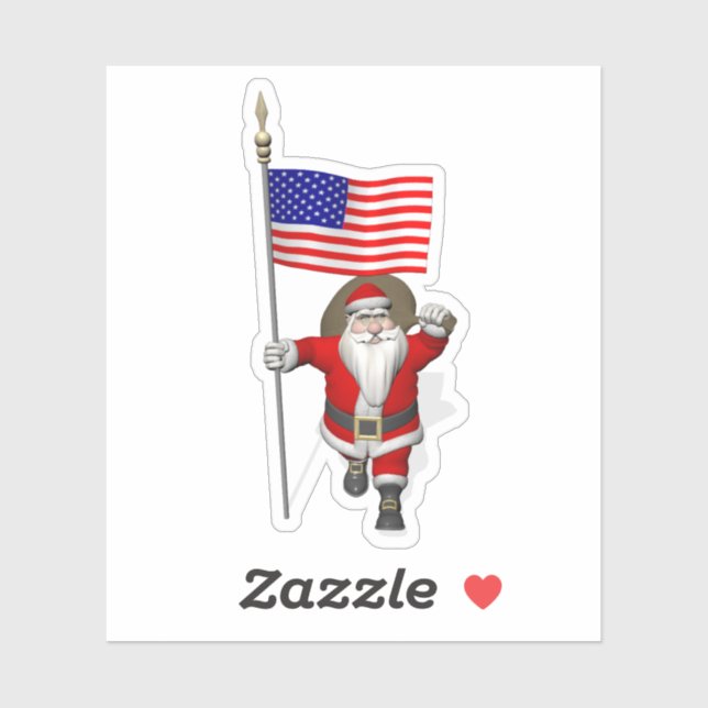 Santa Claus American Patriot (Sheet)