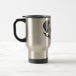 Santa Claus an Pinto Horse Travel Mug