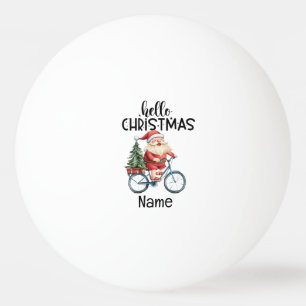 Santa Claus and Christmas Tree Ping Pong Ball