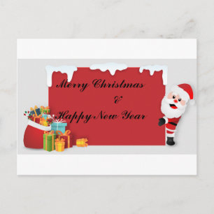 Santa Claus And Gifts Postcard