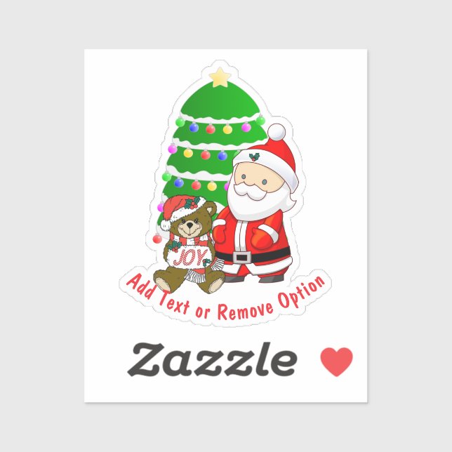 Santa Claus and Joy Bear Christmas (Sheet)