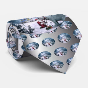 Santa Claus and Polar Bear Tie