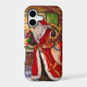 Santa claus and rudolph