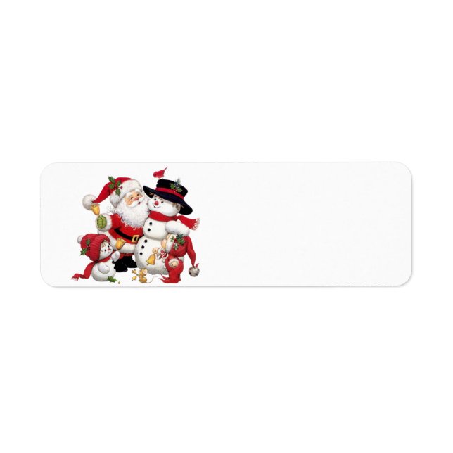 Santa Claus and Snowman (Front)