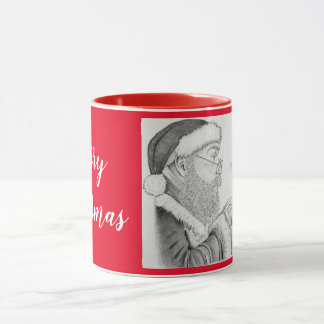 Santa Claus and Squirrel Mug
