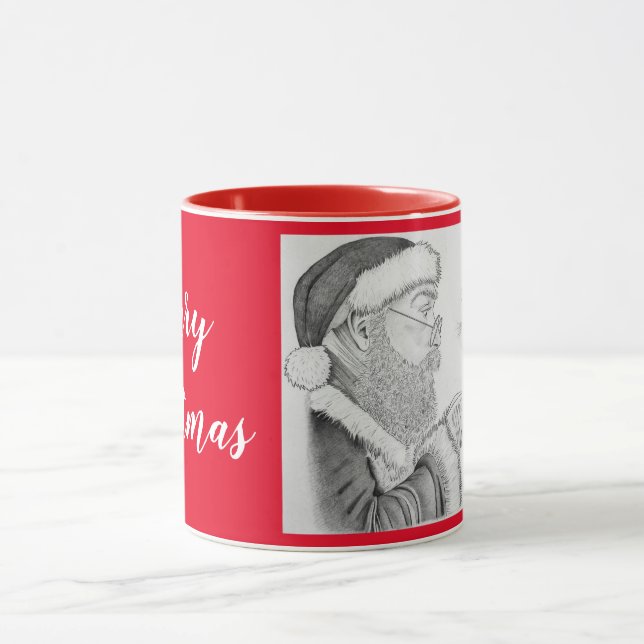 Santa Claus and Squirrel Mug (Center)