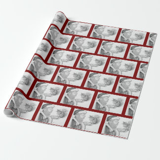 Santa Claus and Squirrel Wrapping Paper
