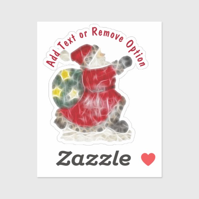 Santa Claus and Toy Bag Christmas (Sheet)