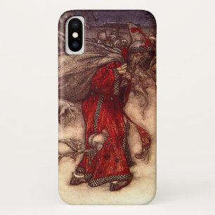 Santa Claus Arthur Rackham  iPhone X Case