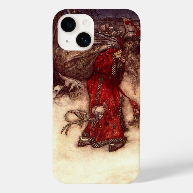 Santa Claus Arthur Rackham  Case-Mate iPhone Case (Back)