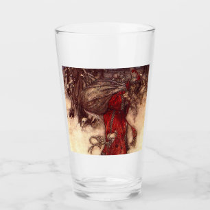 Santa Claus Arthur Rackham  Glass