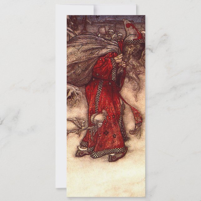 Santa Claus Arthur Rackham  Invitation (Front)