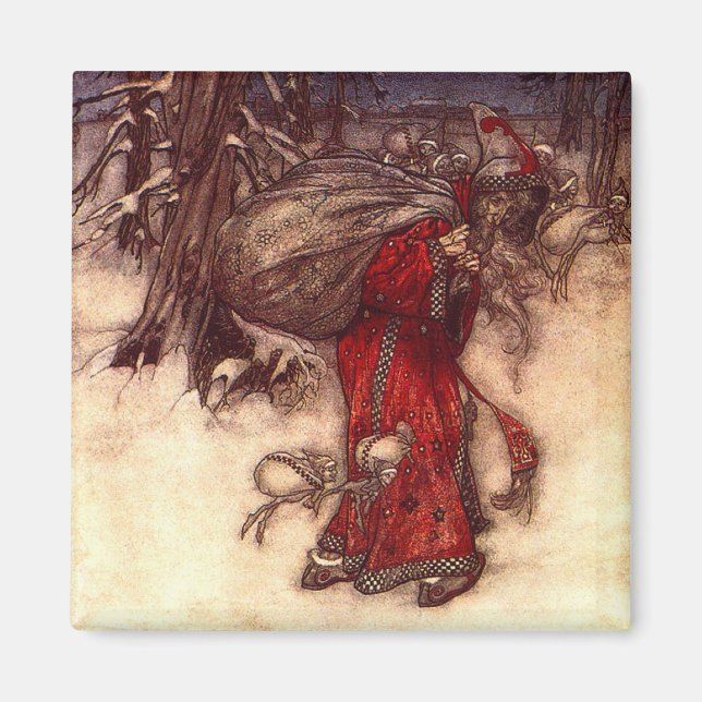 Santa Claus Arthur Rackham  Magnet (Front)