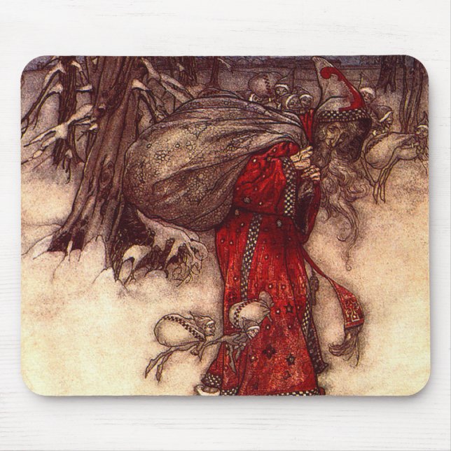 Santa Claus Arthur Rackham  Mouse Mat (Front)
