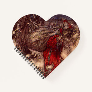 Santa Claus Arthur Rackham Notebook