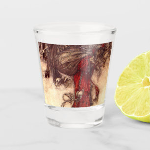 Santa Claus Arthur Rackham  Shot Glass