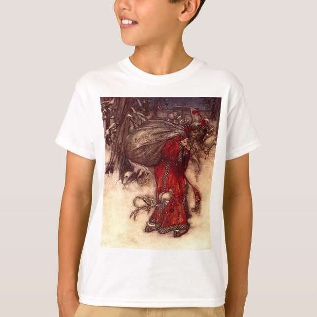 Santa Claus Arthur Rackham  T-Shirt (Front)