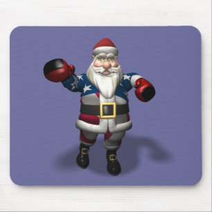 Santa Claus At Boxing Day Mouse Mat