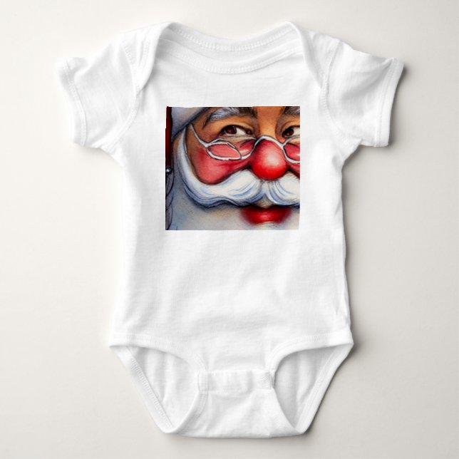 Santa Claus Baby Bodysuit (Front)