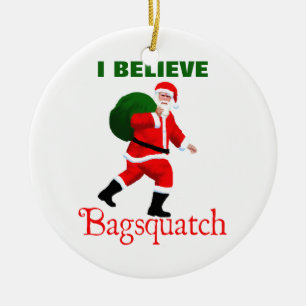 Santa Claus - Bagsquatch Ceramic Tree Decoration