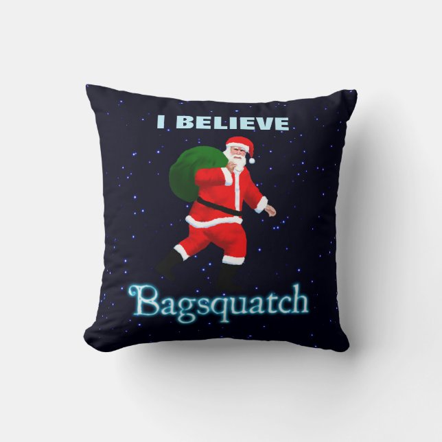 Santa Claus - Bagsquatch Cushion (Front)