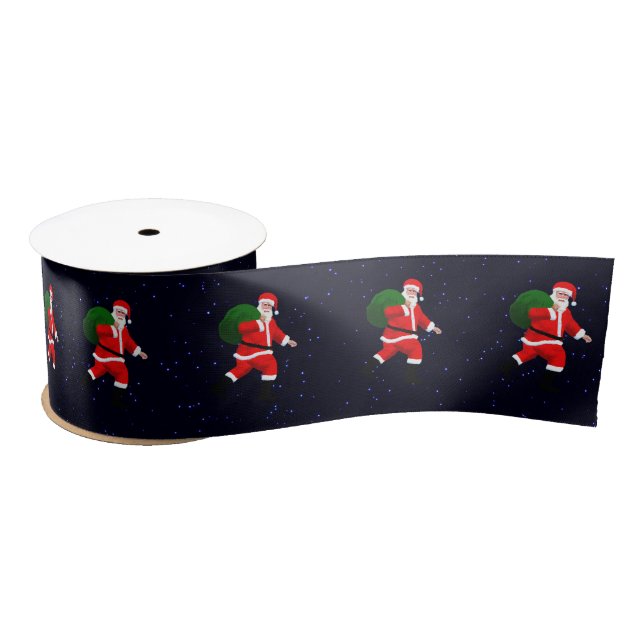 Santa Claus - Bagsquatch Satin Ribbon (Spool)